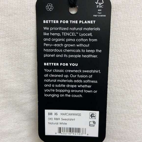 Allbirds Athletic/Athleisure Crewneck Sweatshirt, NWT! - Picture 9 of 11